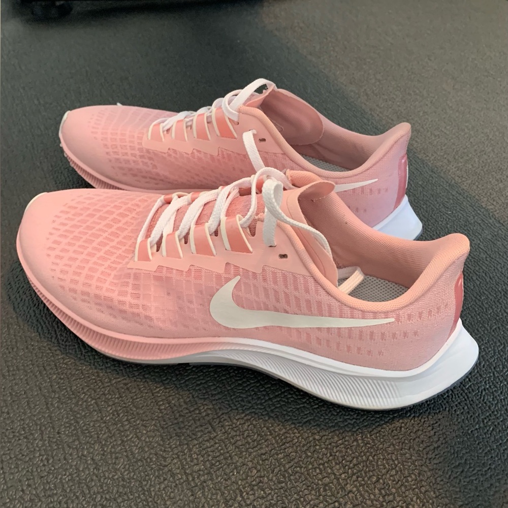 Nike Women’s Pink and White Running Shoes
